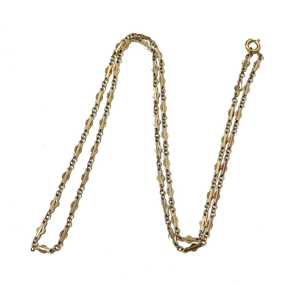Vintage 12K Gold Filled Long Chain Necklace 30”